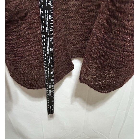 Eileen Fisher Petite Medium 100% Baby Alpaca Long Sleeve Cardigan - Picture 4 of 11